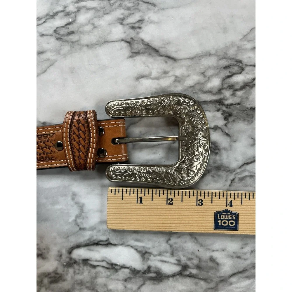 NOCONA‎ Men's Western Style Belt Basketweave Genuine Leather N24580153 Sz 42